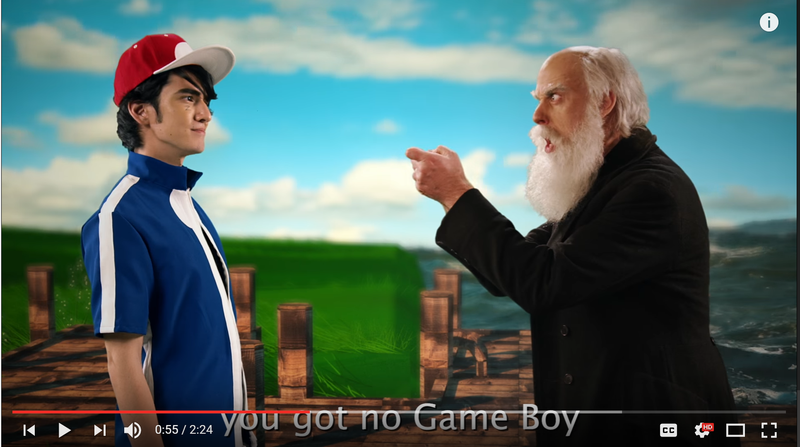 Illustration for article titled Epic Rap Battles- Ash Ketchum vs Charles Darwin
